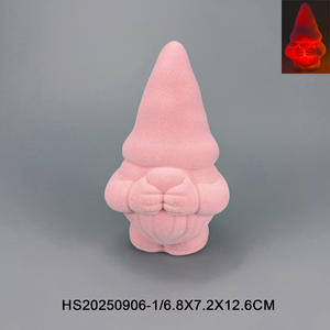 Venta al por mayor de resina creativa Gnomo <span class=keywords><strong>enano</strong></span> estatua estatuilla Gnomo <span class=keywords><strong>enano</strong></span> LED luz nocturna lámpara de escritorio - Product Image 3