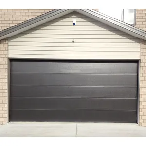 Garage Automatic Door Automatic Remote Control Overhead Sectional Steel Panel Garage Door