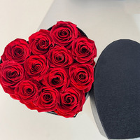 Ewige Rosen als Geschenk für Weihnachten und Muttertag - Echte Rosen in Box, Unvergängliche Infinity-Rosenblüten