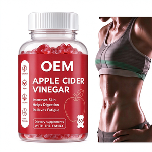 Bonbons Gélifiés ACV 1000mg Halal au Vinaigre <span class=keywords><strong>de</strong></span> Cidre <span class=keywords><strong>de</strong></span> Pomme Brûleur <span class=keywords><strong>de</strong></span> <span class=keywords><strong>Graisse</strong></span> pour Adultes, Gym, Fitness, Nutrition Sportive, Détox, Gestion du Poids - Product Image 1