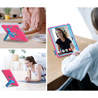 Étui antichoc pour iPad Air 13 M4 2026 M3 2025 M2 2024 avec support pour stylet, support pliable, silicone + PC, design fin et robuste
