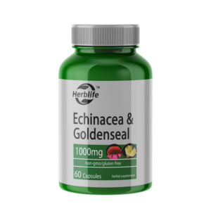 Capsules d'échinacée et de goldenseal biologiques OEM/ODM - Complément alimentaire à base de plantes, soutien immunitaire, végétalien, biologique - Product Image 1
