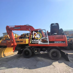 Excavatrice sur pneus d'occasion Doosan DH210W-9 en bon état, prix bas, 21 tonnes, hydraulique, DH210W-9 DH210W-7 - Product Image 1