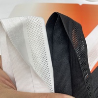 Accessoires de vêtements en gros : Ceinture élastique respirante en maille à deux couches en Y ouvert pour shorts et pantalons de course
