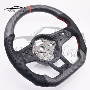 พวงมาลัยคาร์บอนไฟเบอร์แบบแห้งสำหรับรถยนต์ Volkswagen Golf GTI <span class=keywords><strong>7</strong></span> GTI R <span class=keywords><strong>Jetta</strong></span> <span class=keywords><strong>GLI</strong></span> ปี 2015-2021 - Product Image 5