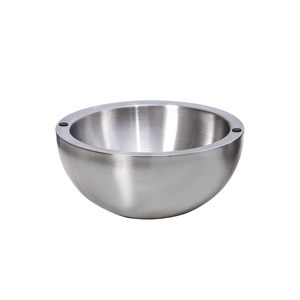 Frozen Ice Insulated Luxury Stainless Steel Double Walled Salad Bowl <b>Platter</b> 8 Inch Diameter Eco-Friendly Durable Hot/Cold - Product Image 1