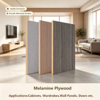 Panneau stratifié mélaminé 4x8 imperméable pour portes d'armoires, meubles de cuisine et production commerciale