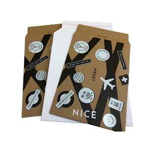 Sac de livraison de sous-vêtements <span class=keywords><strong>A4</strong></span> Non pliables, enveloppes de courrier rigides, personnalisés en carton, avec fenêtre - Product Image 5