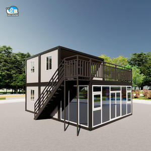 <span class=keywords><strong>Maison</strong></span> conteneur personnalisable de 20 pieds pour villa de jardin, <span class=keywords><strong>maison</strong></span> conteneur à double couche avec panneau sandwich - Product Image 4