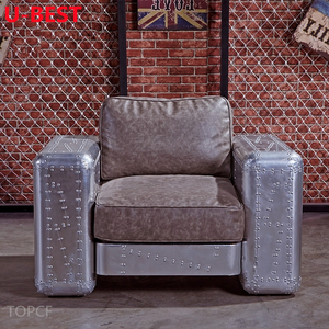 U-BEST Retro Style Aluminum Sheet Aviator Sofa Divano Divani Kanepe <strong>Sofy</strong> Muebles <strong>De</strong> Salon <strong>De</strong> Maison Corner Furniture Living Room - Product Image 3