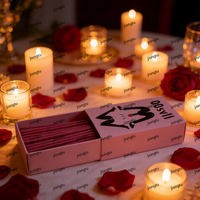 Coffret cadeau personnalisé pour hôtel, coffret cadeau indispensable pour les rendez-vous, coffret cadeau pour la Saint-Valentin, bougie parfumée pour flirter