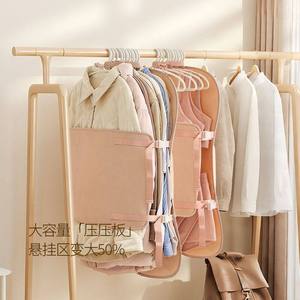 Clothing Organizer Compression <b>Storage</b> Bag Rectangle Hook Type Non Woven Fabric Dustproof Moisture Proof Bedroom <b>Storage</b> - Product Image 1