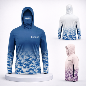 Ropa de Pesca con Capucha y Protección Solar, Diseño Personalizado del Fabricante, Transpirable, de Secado Rápido, Ligera y Cómoda - Product Image 1