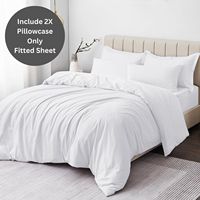 Ensemble de literie d'hôtel de luxe 5 étoiles 100% coton T250 Logo personnalisé draps plats blancs taie d'oreiller housse de couette Logo personnalisé 4 pièces solide