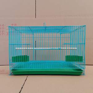 Toptan demir tel pembe mavi beyaz kuş papağan kafes satılık açık büyük papağan kafes Pet ev - Product Image 6