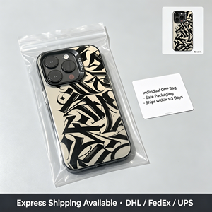 Coque de téléphone antichoc en TPU mat, style streetwear de luxe de la côte ouest, avec calligraphie <span class=keywords><strong>gothique</strong></span>, pour iPhone 17 16 15 14 13 Pro Max - Product Image 5