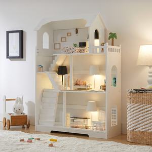 Modernes, umweltfreundliches, ausziehbares Bücherregal für Kinder, Rollenspiel-Bücherregal, Möbel mit 3 Regalen für Schlafzimmer, Wohnzimmer - Product Image 6