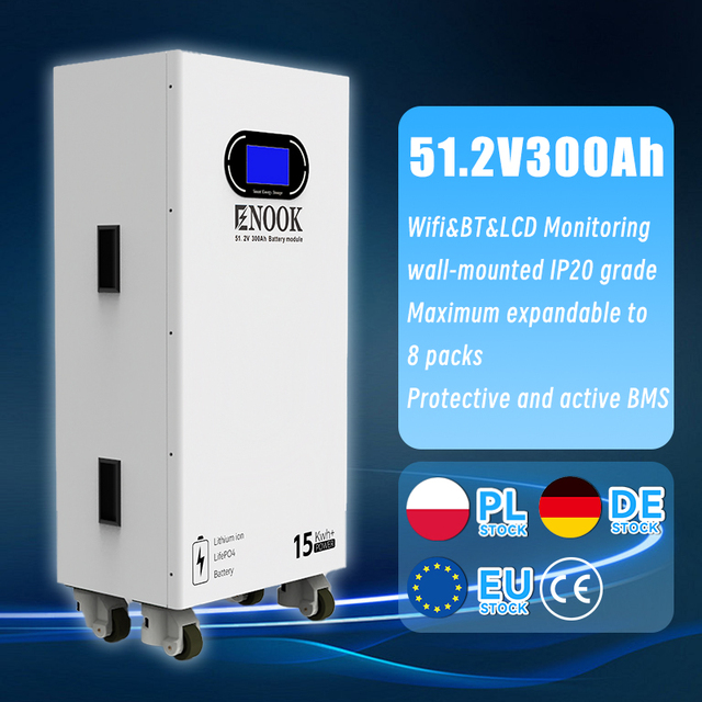 15kwh Energy Storage Lithium Ion Battery Pack for Home 51.2v 280ah 300ah 314ah Lifepo4 48v 100ah 200ah Battery Packs
