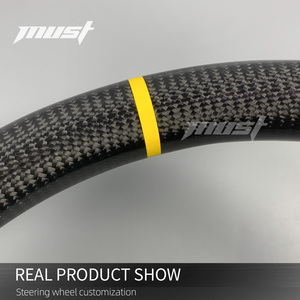 Volant sport personnalisé en fibre de carbone pour Ford <span class=keywords><strong>Focus</strong></span> MK3 <span class=keywords><strong>ST</strong></span> RS, troisième génération, berline 2015-2018, amélioration de l'intérieur de la voiture - Product Image 4