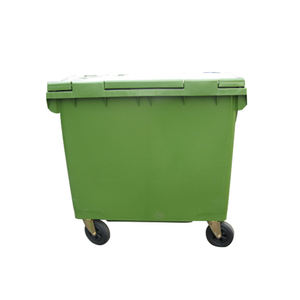 660L 1100L nhựa bụi bin với bánh xe và ngoài trời Thùng rác container chất thải di động bin - Product Image 3