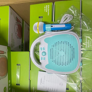Mini máquina de karaoke para niños, dispositivo de canto con micrófono, <span class=keywords><strong>audio</strong></span> integrado, utilizado para educación temprana y juego - Product Image 4