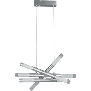 DINA 8xG9.53 cm Colgante de níquel Elegante candelabro y accesorio de iluminación - Product Image 1