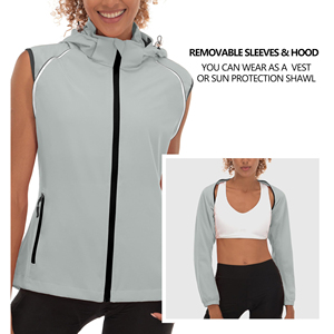 Chaqueta de Ciclismo Impermeable y Cortavientos de Secado Rápido <span class=keywords><strong>para</strong></span> <span class=keywords><strong>Mujer</strong></span>, Ropa de Senderismo Personalizada <span class=keywords><strong>para</strong></span> Exteriores, Chaqueta de Ciclismo de <span class=keywords><strong>Montaña</strong></span> Desmontable - Product Image 3