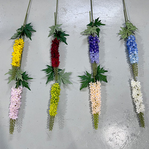 Lirios Artificiales de Cola de Zorro en Colores Mixtos, Flores de Seda para Decoración de Bodas y Hogar, de Larga Duración, Moldeadas por Inyección - Product Image 2