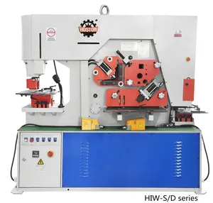 Mechanical Oblong Sheet Metal Hole Punch Machine For Construction Machinery Ironworker