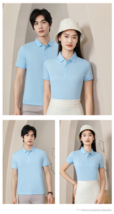 Polo de Manga Corta para Hombre, Color Rojo Sólido, Diseño con Botones, Largo Regular, Estilo Casual, Tejido Oxford de Algodón Transpirable - Product Image 3