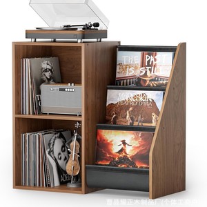 Simple floor-<b>standing</b> bookshelf, <b>record</b> cabinet, floor-<b>standing</b> storage unit, modular storage cabinet - Product Image 1