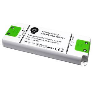 แหล่งจ่ายไฟ POS LED 24V 60W แรงดันคงที่ ช่องสัญญาณเดียว ตัวแปลงไฟ AC เป็น DC - Product Image 1