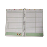 Carnet de notes mensuel/hebdomadaire A4/A5 à spirale, couverture rigide en PP/papier, écologique, avec logo personnalisé, lignage collège, 80 feuilles – Prix usine