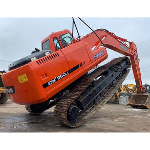 Excavadora de cadenas usada Doosan DX260LC de alta calidad, potente máquina hidráulica para proyectos de minería y construcción - Product Image 2