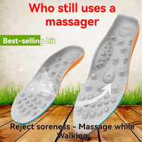 Bestar Usine Vente en gros Massage des pieds Chaussure-pad Pied Soulagement de la douleur Semelles intérieures de chaussures Semelles magnétiques pour thérapie d'acupression