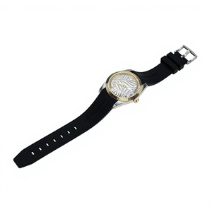 สีดำ เข้ากับตัวเรือนนาฬิกา HT-012 ขนาด 38 มม. สายนาฬิกายางวัลคาไนซ์ขนาด 20 มม. - Product Image 1