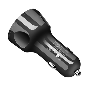 ที่ชาร์จในรถยนต์ 3USB QC3.0 ที่ชาร์จแบบหลายพอร์ต 3.1A สามารถปรับแต่งโลโก้ได้สำหรับ Samsung iPhone Huawei - Product Image 4