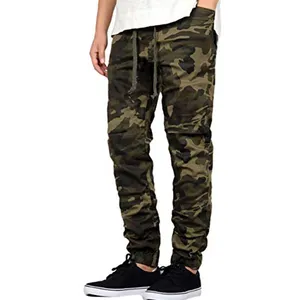 Nieuwe Aankomst Custom Camo Bedrukte Chino Mannen Twill Broek