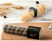 Vente chaude Contenant en plastique rigide personnalisé jetable Gobelet à dessert transparent Boîte à gâteau en plastique