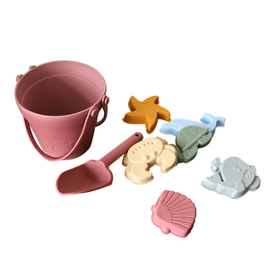 Hot Bán 8Pcs Silicone Mini Cát Đào xẻng Set Mùa Hè Bãi Biển & Nước Chơi Đồ Chơi Trẻ Em Của Đồ Chơi Bãi Biển - Product Image 1