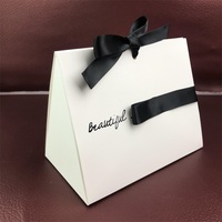 Marmor farbe Golden Hot Stamp ing Karton Papier Dreieck geformte Geschenk verpackung Box