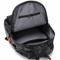 Mochila Impermeable para Portátil con Camuflaje Oxford, Puerto de Carga USB, Cierre de Cremallera, Antirrobo, Unisex, para Uso Escolar, Material de PC