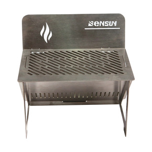 Barbecue d'extérieur détachable, réchaud de camping, gril à charbon de bois, rôtissoire détachable en acier inoxydable, poêle à bois - Product Image 5