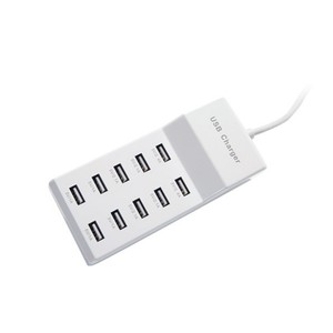 10-Port Smart <strong>USB</strong> Charger Hub Universal 50W Fast Charging Station for Home Office Compatible Multiple <strong>Devices</strong> <strong>USB</strong> 2.0 <strong>Interface</strong> - Product Image 6
