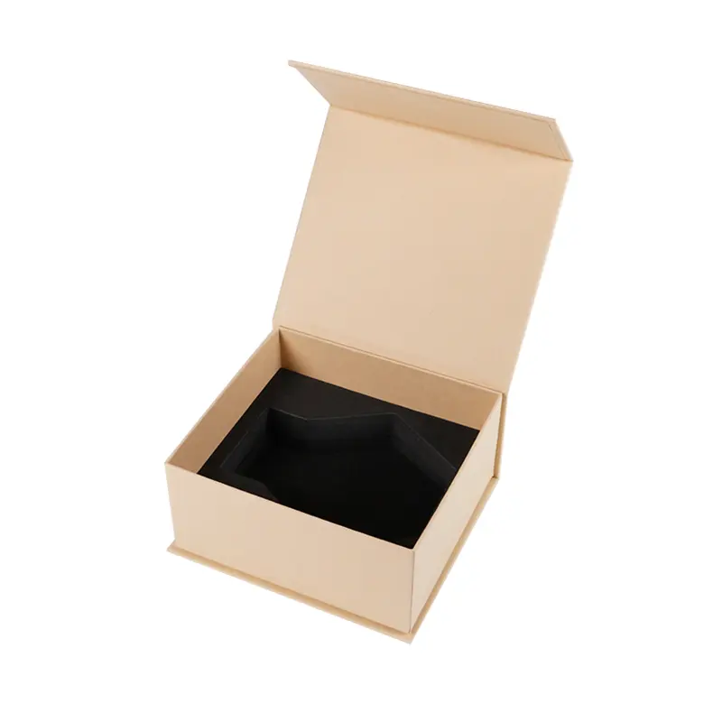 Caja de embalaje con tapa magnética, bote de miel hexagonal de papel kraft <span class=keywords><strong>marrón</strong></span> biodegradable, reciclable