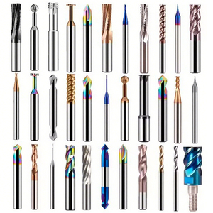 Voket End Mills 1-6 sáo HRC55-70 cacbua vonfram xi măng cacbua cuối nhà máy công cụ cắt <span class=keywords><strong>CNC</strong></span> Bộ định tuyến tùy chỉnh bit - Product Image 2