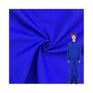 BCI GRS OCS 32/2Sx3/2S 60 <span class=keywords><strong>coton</strong></span> 40 Polyester grille tissu antistatique 235GSM 100x53 uniformes <span class=keywords><strong>de</strong></span> vêtements <span class=keywords><strong>de</strong></span> travail en tissu pour Station-service - Product Image 1