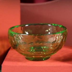 Cuenco de cristal transparente colorido para el hogar, adorno de Buda, cuenco de cristal para las siete ofrendas y el agua bendita - Product Image 2