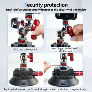 Nouveau produit Bras magique articulé pour caméra Support de moniteur de terrain Bras cinématographique à friction avec têtes à billes 1/4-20 - Product Image 6