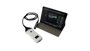 Échographe vétérinaire DMSU25 à prix abordable avec sonde sans fil neuve N&B pour la détection précoce de la gestation chez les bovins - Product Image 3